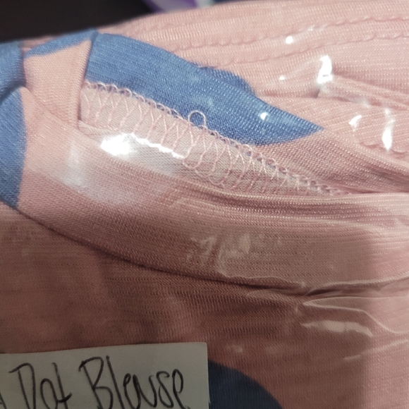 NWT SOL RHR Boutique Polka-dot Blouse - Picture 3 of 11